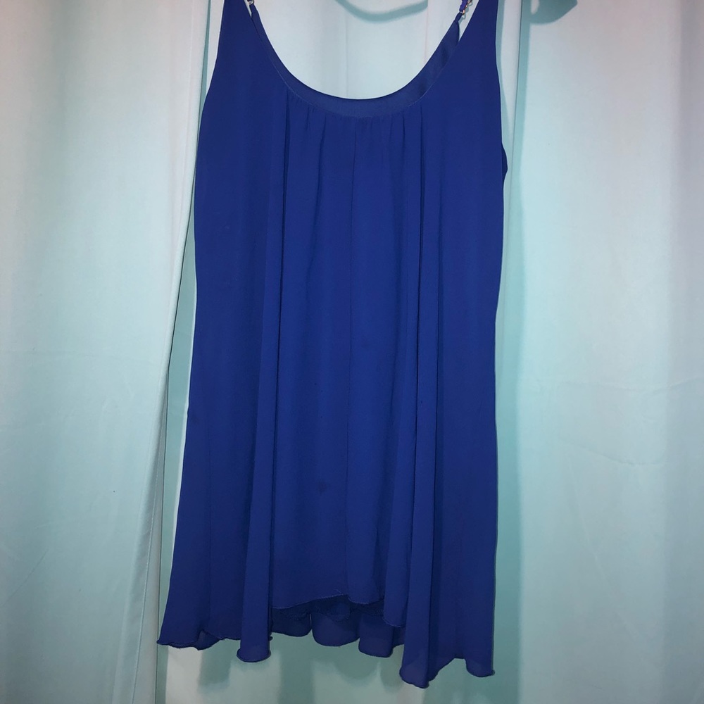 Blue cocktail/evening dress size L